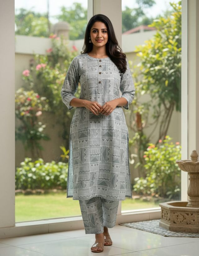 Cotton kurta set