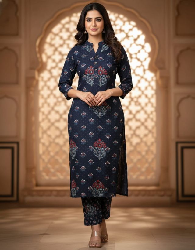 COTTON KURTA SET