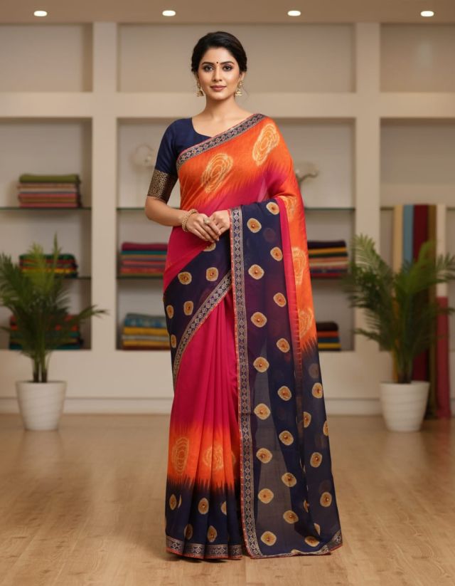 Gerogette saree