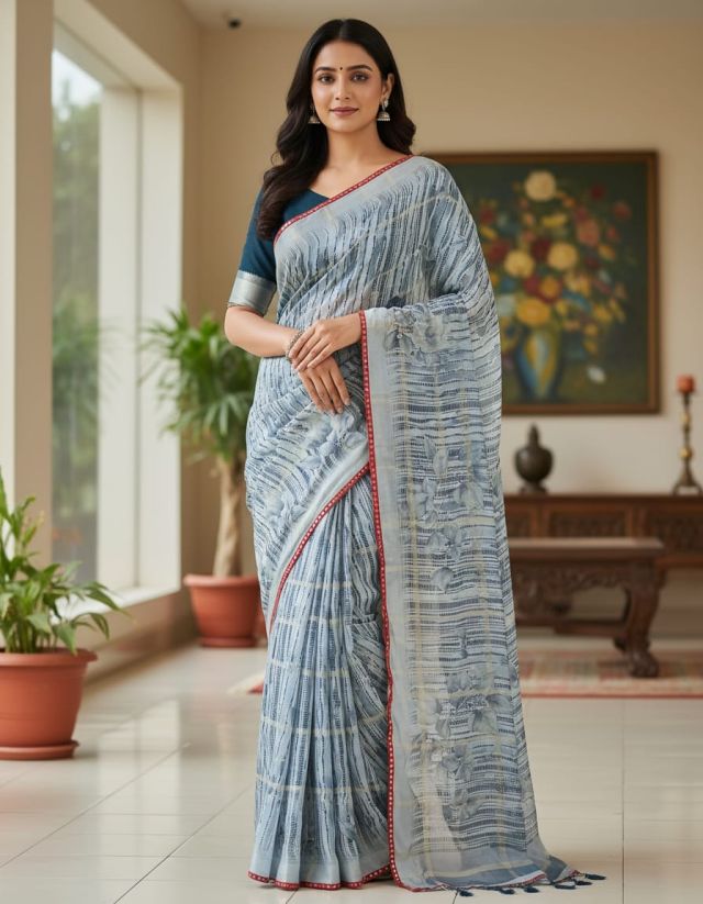 Gerogette saree