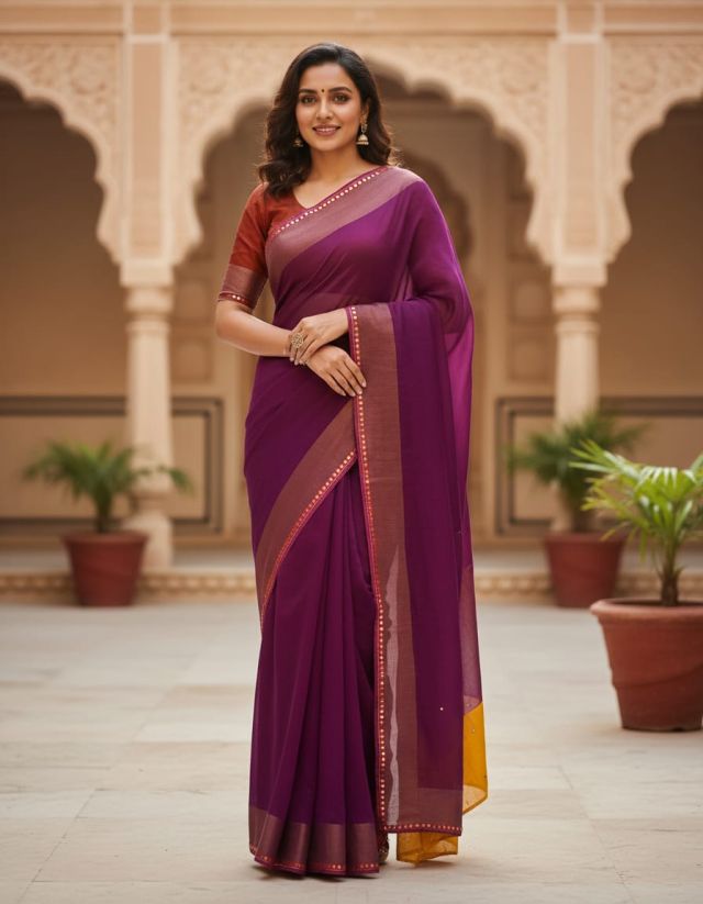 Gerogette saree