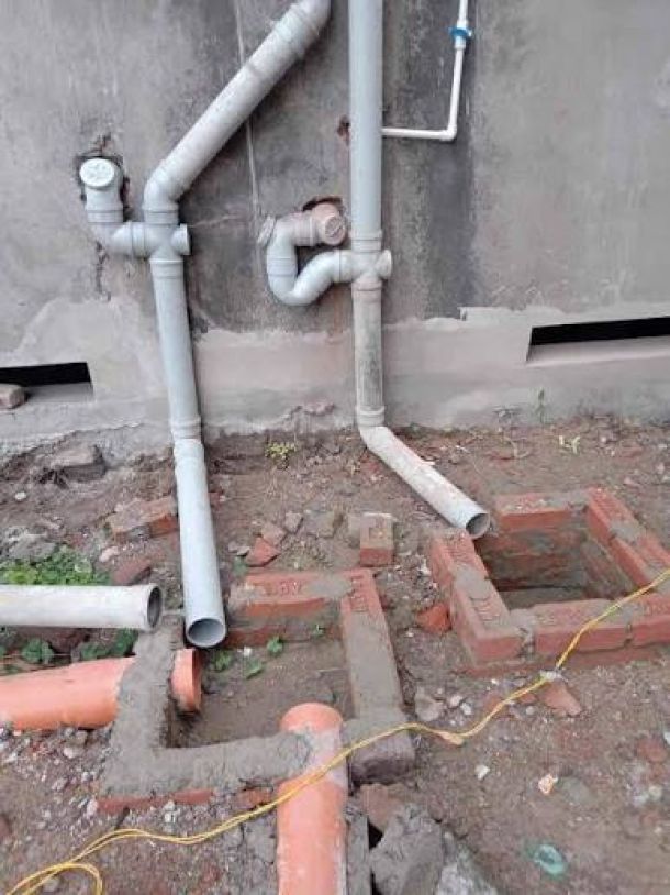 Plumbing Work Rs 18000/1Bhk, 2Bhk 25000.