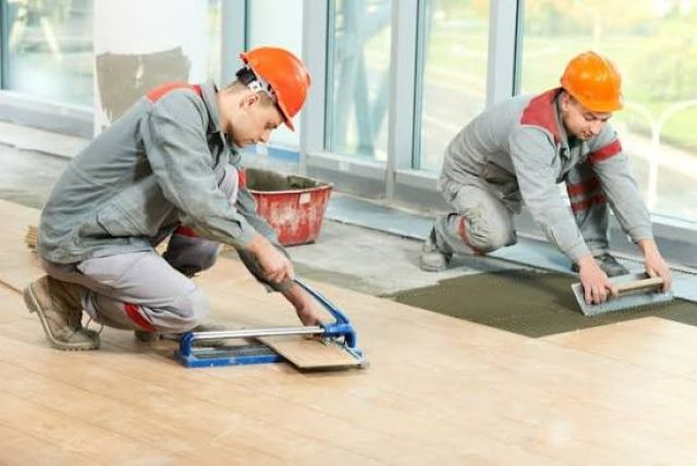 Flooring work Rs.2200/Brass