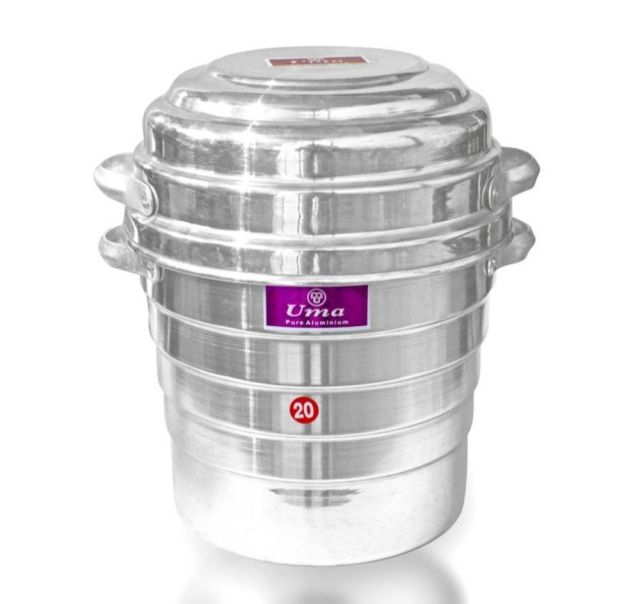 Hulai idly cooker 20 pieces/5 plates